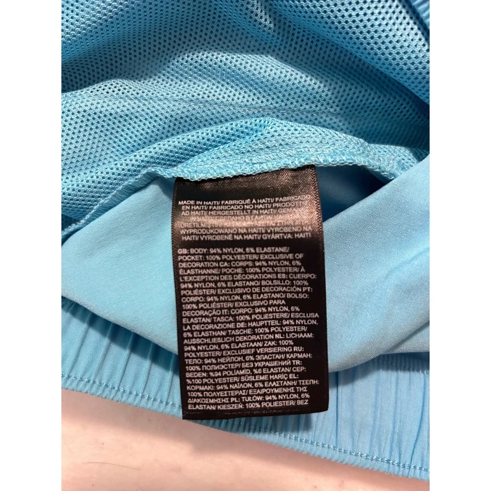 The North Face Mens Class V Water Shorts Blue Elastic Waist Inseam 5 Medium